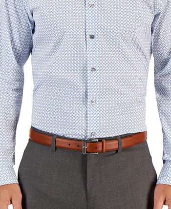 Men's Slim Fit 2-Way Stretch Stain Resistant Geometric Print Dress Shirt, Created For Macy's Alfani Men's Slim Fit 2-Way Stretch Stain Resistant Geometric Print Dress Shirt, Created For Macy's -macys shop