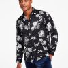 INC International Concepts Men's Floral Print Long-Sleeve Button-Up Shirt, Created For Macy's -macys shop 22250428 fpx