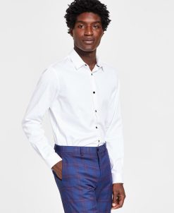 INC International Concepts Men's Slim Fit Dress Shirt, Created For Macy's