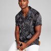 And Now This Men's Bandana Printed Short-Sleeve Button-Up Shirt -macys shop 22379836 fpx