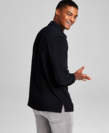 Men's Solid Long-Sleeve Resort Shirt And Now This Men's Solid Long-Sleeve Resort Shirt -macys shop