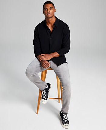 Men's Solid Long-Sleeve Resort Shirt And Now This Men's Solid Long-Sleeve Resort Shirt -macys shop