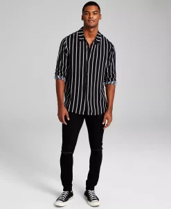 And Now This Men's Striped Long-Sleeve Resort Shirt -macys shop 22395569 fpx