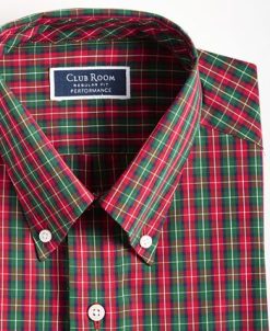 Club Room Men's Regular Fit Tumaco Plaid Cotton Dress Shirt, Created For Macy's -macys shop 22399412 fpx