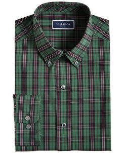 Club Room Men's Slim Fit 4-Way Stretch Plata Plaid Dress Shirt, Created For Macy's 5 Club Room Men's Slim Fit 4-Way Stretch Plata Plaid Dress Shirt, Created For Macy's -macys shop 22399415 fpx
