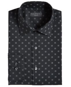 Alfani Men's Slim Fit 2-Way Stretch Stain Resistant Dress Shirt, Created For Macy's -macys shop 22399477 fpx