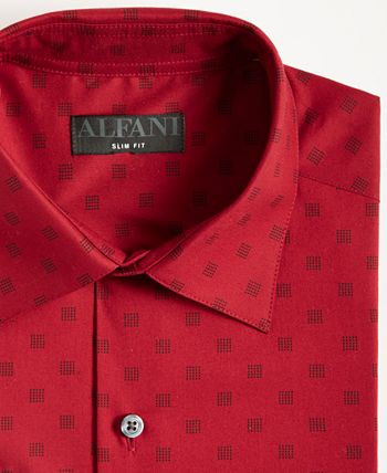 Men's Slim Fit 2-Way Stretch Stain Resistant Dress Shirt, Created For Macy's Alfani Men's Slim Fit 2-Way Stretch Stain Resistant Dress Shirt, Created For Macy's -macys shop