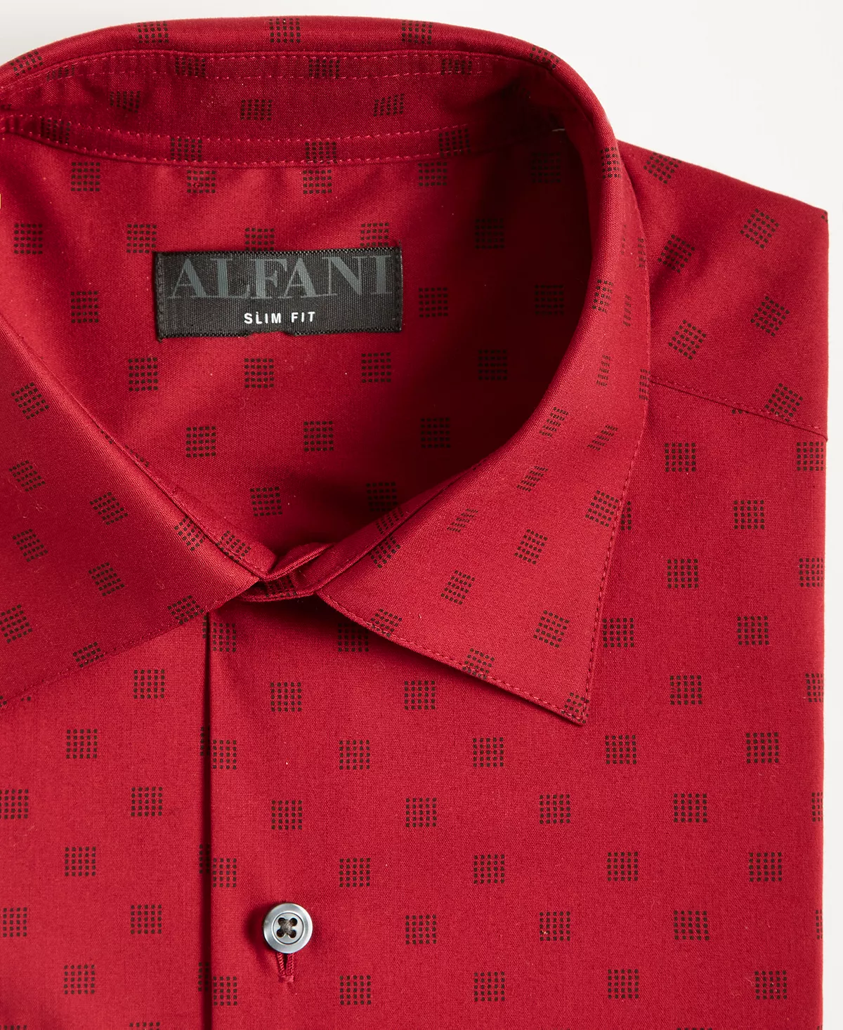 Men's Slim Fit 2-Way Stretch Stain Resistant Dress Shirt, Created For Macy's Alfani Men's Slim Fit 2-Way Stretch Stain Resistant Dress Shirt, Created For Macy's -macys shop