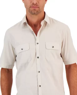 Alfani Men's Warren Shirt, Created For Macy's -macys shop 22401218 fpx