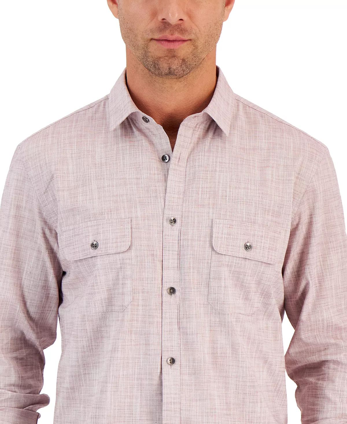 Men's Regular-Fit Solid Shirt, Created For Macy's Alfani Men's Regular-Fit Solid Shirt, Created For Macy's -macys shop