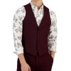 Bar III Mens Slim-Fit Burgundy Solid Suit Vest, Created For Macy's 1 Bar III Mens Slim-Fit Burgundy Solid Suit Vest, Created For Macy's -macys shop 22472138 fpx
