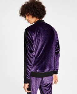 INC International Concepts Men's Gemini Classic-Fit Geometric Full-Zip Velour Tracksuit Jacket, Created For Macy's 3 INC International Concepts Men's Gemini Classic-Fit Geometric Full-Zip Velour Tracksuit Jacket, Created For Macy's -macys shop 22523844 fpx