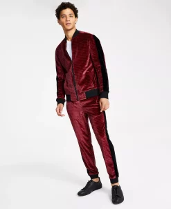 INC International Concepts Men's Classic-Fit Geo-Print Full-Zip Velour Tracksuit Jacket, Created For Macy's 5 INC International Concepts Men's Classic-Fit Geo-Print Full-Zip Velour Tracksuit Jacket, Created For Macy's -macys shop 22524356 fpx