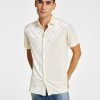 INC International Concepts Men's Classic-Fit Crushed Velvet Button-Down Shirt, Created For Macy's -macys shop 22525668 fpx