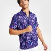 INC International Concepts Men's Rosco Classic-Fit Floral-Print Button-Down Shirt, Created For Macy's -macys shop 22525700 fpx
