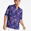 INC International Concepts Men's Rosco Short-Sleeve Floral Print Shirt, Created For Macy's