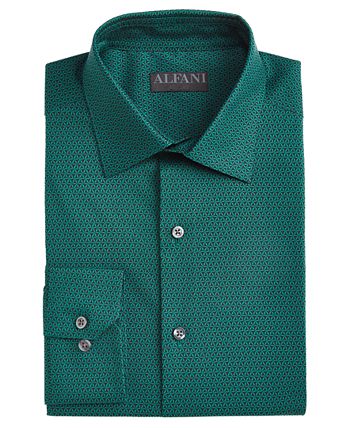 Men's Slim Fit 2-Way Stretch Stain Resistant Geo Print Dress Shirt, Created For Macy's Alfani Men's Slim Fit 2-Way Stretch Stain Resistant Geo Print Dress Shirt, Created For Macy's -macys shop