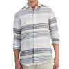 Club Room Men's Trevor Stripe Linen Shirt, Created For Macy's -macys shop 22601026 fpx
