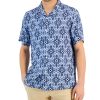 Club Room Men's Silk Floral Medallion Shirt, Created For Macy's -macys shop 22601038 fpx