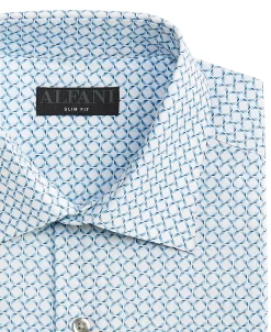 Alfani Men's Slim Fit 2-Way Stretch Stain Resistant Geometric Print Dress Shirt, Created For Macy's 7 Alfani Men's Slim Fit 2-Way Stretch Stain Resistant Geometric Print Dress Shirt, Created For Macy's -macys shop 22610368 fpx