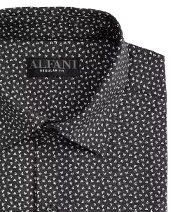 Alfani Men's Regular Fit Travel Ready Angled Geo Print Dress Shirt, Created For Macy's 8 Alfani Men's Regular Fit Travel Ready Angled Geo Print Dress Shirt, Created For Macy's -macys shop 22610375 fpx
