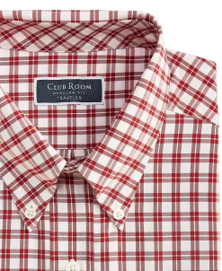 Club Room Men's Regular Fit Boledo Plaid Traveler Dress Shirt, Created For Macy's -macys shop 22610385 fpx