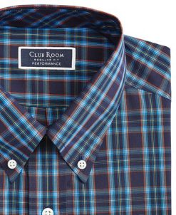 Club Room Men's Regular Fit Rojo Plaid Cotton Dress Shirt, Created For Macy's 6 Club Room Men's Regular Fit Rojo Plaid Cotton Dress Shirt, Created For Macy's -macys shop 22610393 fpx