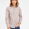INC International Concepts Men's Danny Classic-Fit Long Sleeve Mini-Floral Print Shirt, Created For Macy's