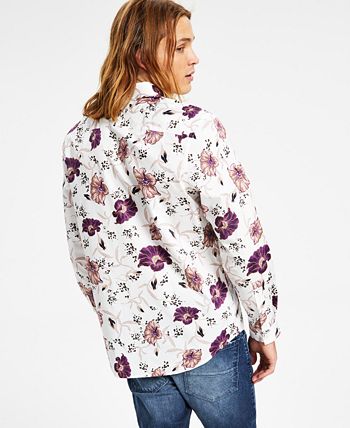 Men's Jesse Classic-Fit Long Sleeve Floral Print Shirt, Created For Macy's INC International Concepts Men's Jesse Classic-Fit Long Sleeve Floral Print Shirt, Created For Macy's -macys shop