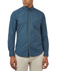 Ben Sherman Men's Signature House Check Long-Sleeve Shirt