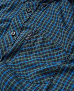 Ben Sherman Men's Signature House Check Long-Sleeve Shirt -macys shop 22685959 fpx