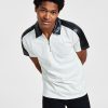 INC International Concepts Men's Classic-Fit Short-Sleeve Zip Polo Shirt With Faux Leather Piecing, Created For Macy's -macys shop 22694060 fpx
