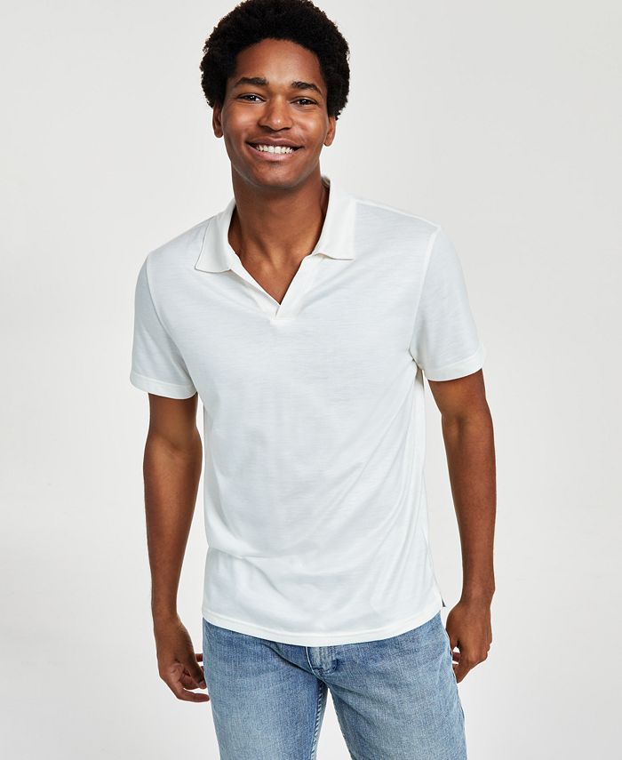 Men's Luca Classic-Fit Short-Sleeve Open-Placket Polo Shirt, Created For Macy's INC International Concepts Men's Luca Classic-Fit Short-Sleeve Open-Placket Polo Shirt, Created For Macy's -macys shop