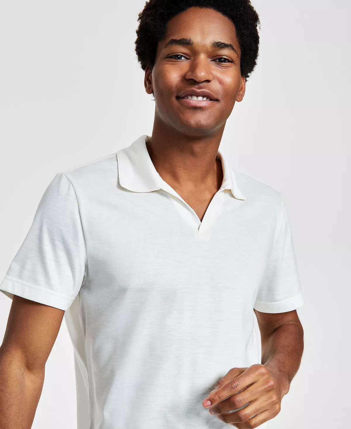 Men's Luca Classic-Fit Short-Sleeve Open-Placket Polo Shirt, Created For Macy's INC International Concepts Men's Luca Classic-Fit Short-Sleeve Open-Placket Polo Shirt, Created For Macy's -macys shop