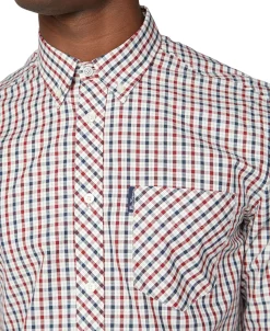 Ben Sherman Men's Signature House Check Long-Sleeve Shirt -macys shop 22696270 fpx
