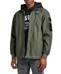 G-Star Raw Men's Combat Tape Zip-Up Overshirt
