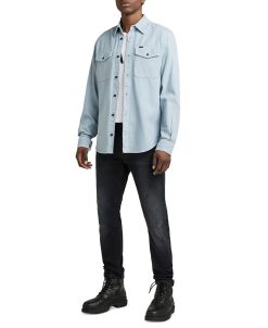 G-Star Raw Men's Slim-Fit Marine Cotton Long Sleeve Shirt 5 G-Star Raw Men's Slim-Fit Marine Cotton Long Sleeve Shirt -macys shop 22733670 fpx