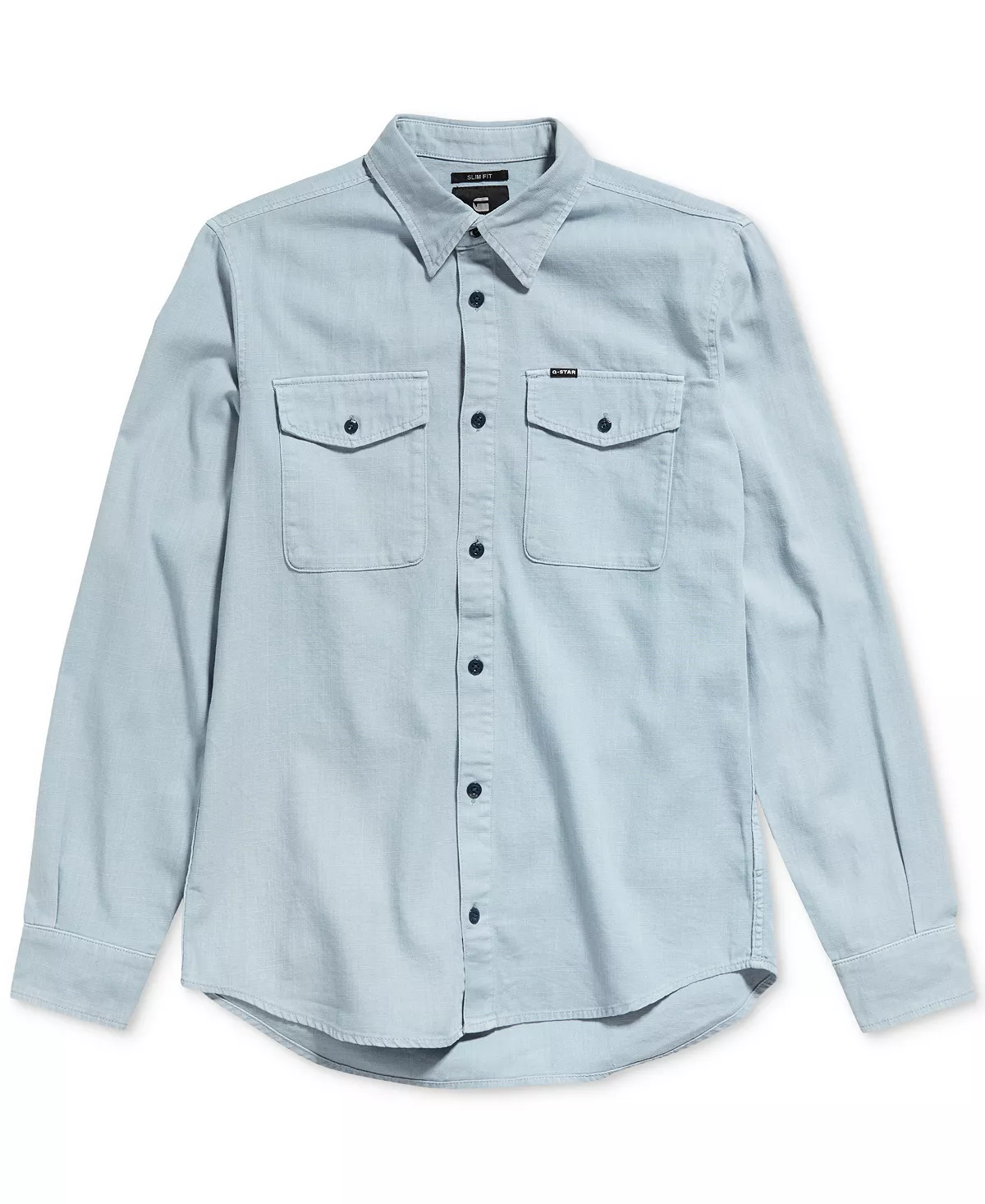 Men's Slim-Fit Marine Cotton Long Sleeve Shirt G-Star Raw Men's Slim-Fit Marine Cotton Long Sleeve Shirt -macys shop