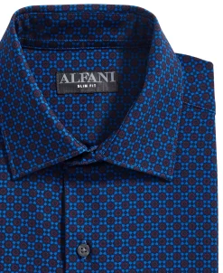 Alfani Men's Slim Fit 4-Way Stretch Medallion Print Dress Shirt, Created For Macy's -macys shop 22734398 fpx