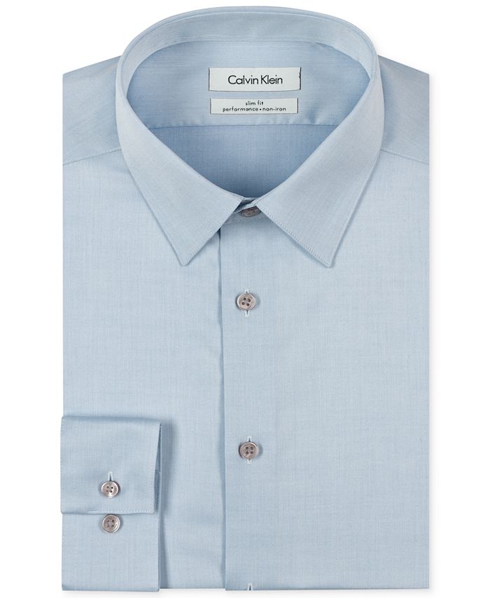 Men's Slim Fit Non Iron Performance Herringbone Point Collar Dress Shirt Calvin Klein Men's Slim Fit Non Iron Performance Herringbone Point Collar Dress Shirt -macys shop