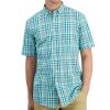 Club Room Men's Rob Classic-Fit Tonal Plaid Button-Down Poplin Shirt, Created For Macy's -macys shop 22824550 fpx