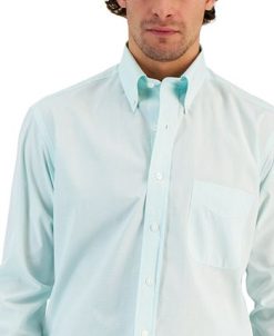 Club Room Men's Regular Fit Cotton Mini Gingham Dress Shirt, Created For Macy's 4 Club Room Men's Regular Fit Cotton Mini Gingham Dress Shirt, Created For Macy's -macys shop 22874497 fpx