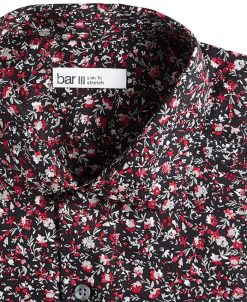 Bar III Men's Slim-Fit Machia Floral-Print Dress Shirt, Created For Macy's 6 Bar III Men's Slim-Fit Machia Floral-Print Dress Shirt, Created For Macy's -macys shop 22877451 fpx