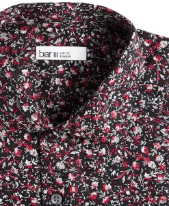 Bar III Men's Slim-Fit Machia Floral-Print Dress Shirt, Created For Macy's 7 Bar III Men's Slim-Fit Machia Floral-Print Dress Shirt, Created For Macy's -macys shop 22877451 fpx