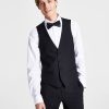 Bar III Men's Slim-Fit Faille-Trim Tuxedo Vest, Created For Macy's -macys shop 22927329 fpx
