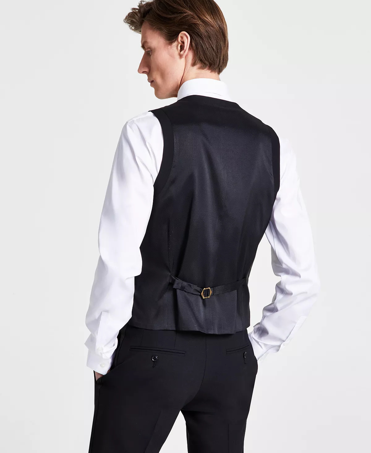Men's Slim-Fit Faille-Trim Tuxedo Vest, Created For Macy's Bar III Men's Slim-Fit Faille-Trim Tuxedo Vest, Created For Macy's -macys shop