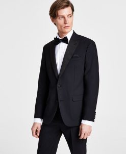 Bar III Men's Slim-Fit Faille-Trim Tuxedo Jacket, Created For Macy's