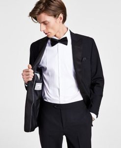 Bar III Men's Slim-Fit Faille-Trim Tuxedo Jacket, Created For Macy's 4 Bar III Men's Slim-Fit Faille-Trim Tuxedo Jacket, Created For Macy's -macys shop 22927334 fpx