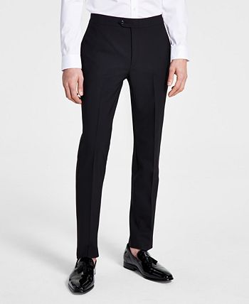 Men's Slim-Fit Faille-Trim Tuxedo Pants, Created For Macy's Bar III Men's Slim-Fit Faille-Trim Tuxedo Pants, Created For Macy's -macys shop