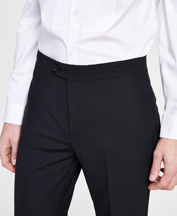 Men's Slim-Fit Faille-Trim Tuxedo Pants, Created For Macy's Bar III Men's Slim-Fit Faille-Trim Tuxedo Pants, Created For Macy's -macys shop